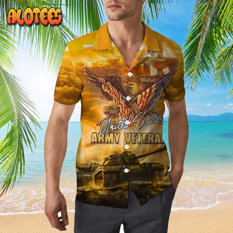 Amazing Patriot Eagle US Army Veteran Hawaiian Shirt