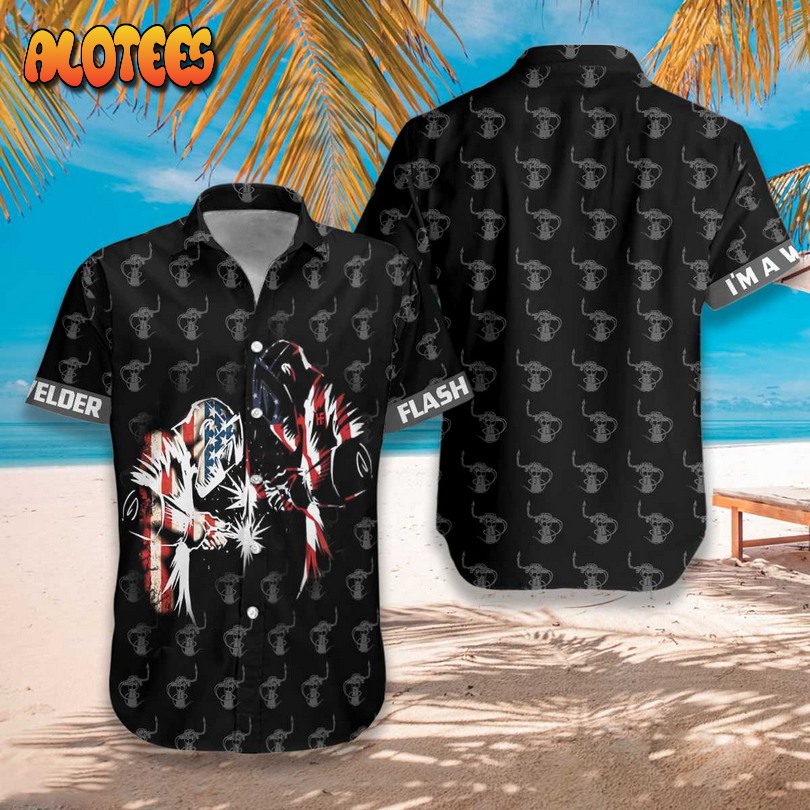 American Flag Hawaiian Shirt