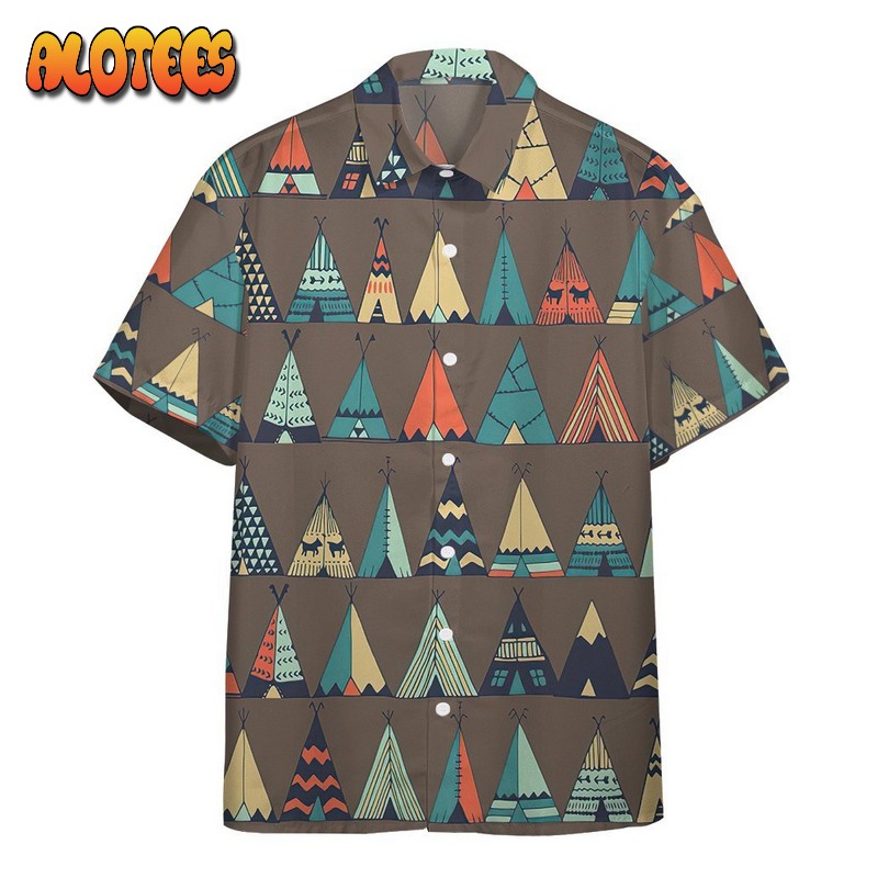 American Native Tents Hawaiian Shirt