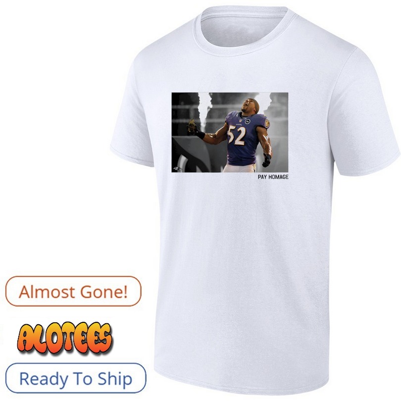 Baltimore Ravens Ray Lewis Homage Ash shirt