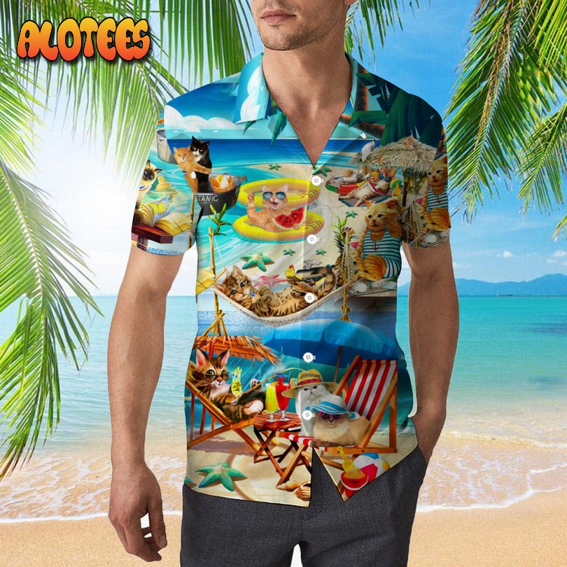 Cat Hawaiian Shirt