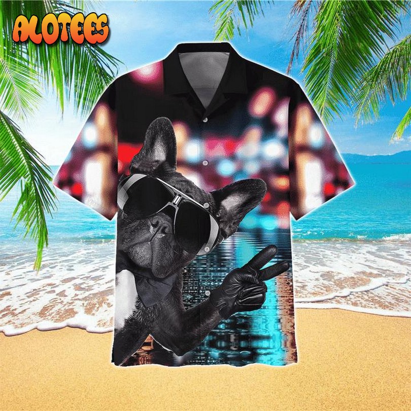 Cool French Bulldog Hawaiian Shirt