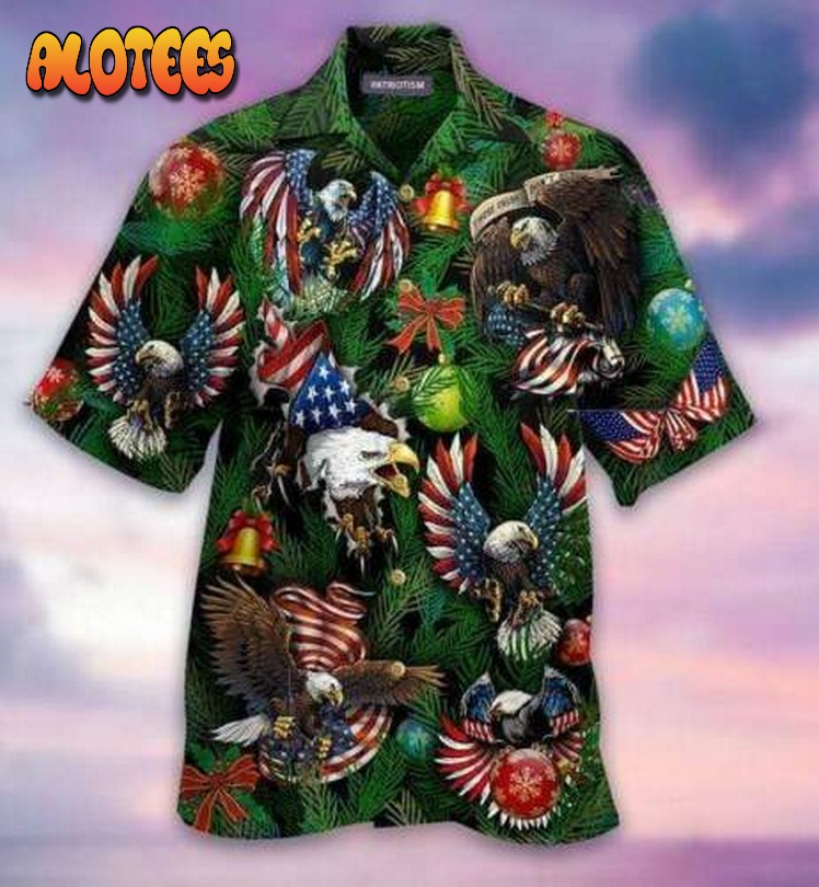 Eagles Patriotism Christmas Hawaiian Shirt