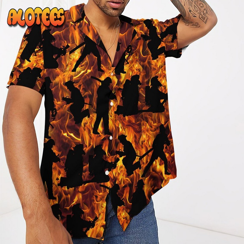 Fire Fighter Hawaiian Shirt