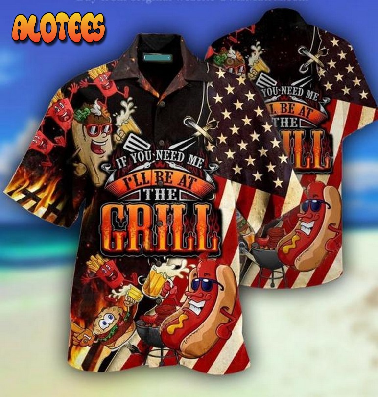 Food Barbecue I Will Be At The Grill Hawaiian Shirt