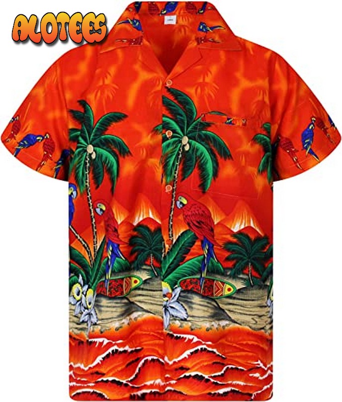 Funky Tropical Tree Hawaiian Shirt