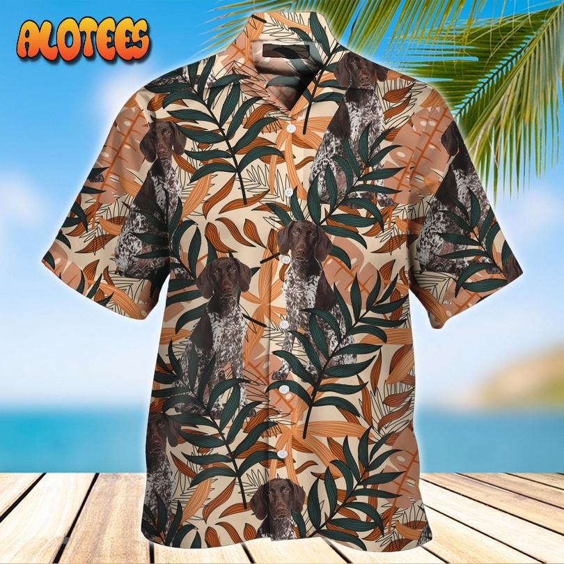 German Shorthaired Pointer Hawaiian Shirt