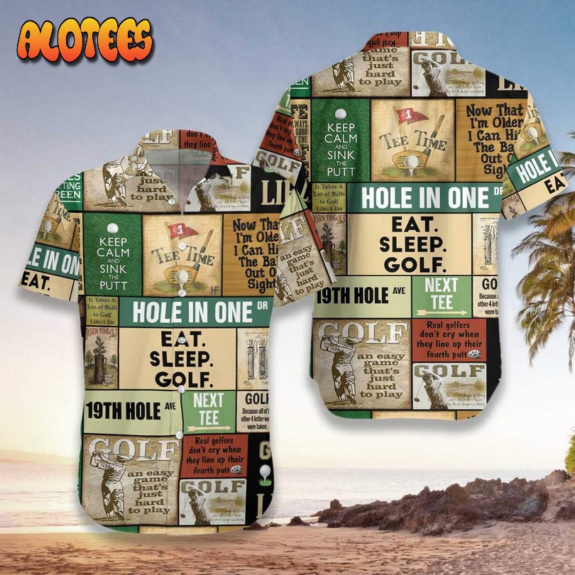 Golf Vintage Aloha Hawaiian Shirt