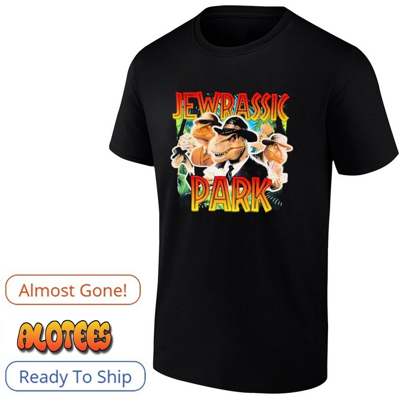 Jewrassic Park dinosaurs graphic shirt