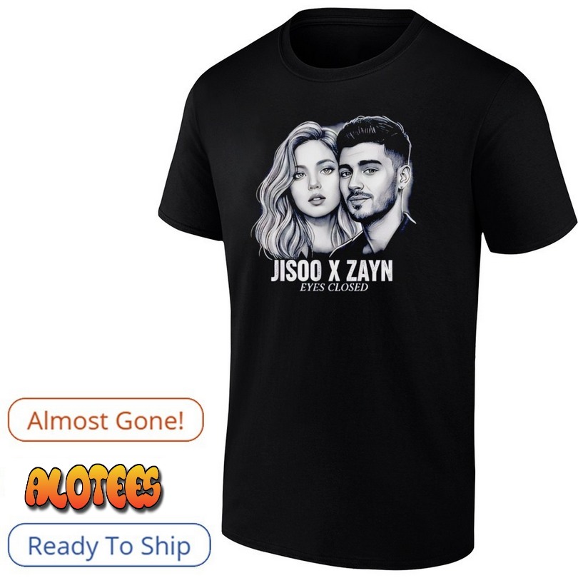 Jisoo x Zayn eyes closed 2025 shirt