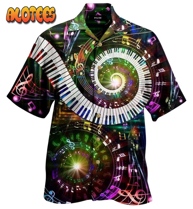 Keys Piano Hawaiian Shirt