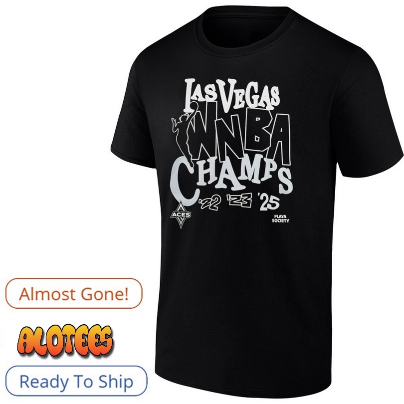 Las Vegas Aces Playa Society 2025 WNBA Champions shirt