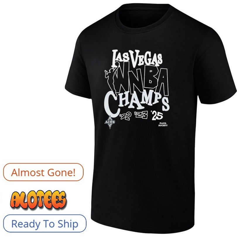 Las Vegas Aces Playa Society 2025 WNBA Finals Champions shirt