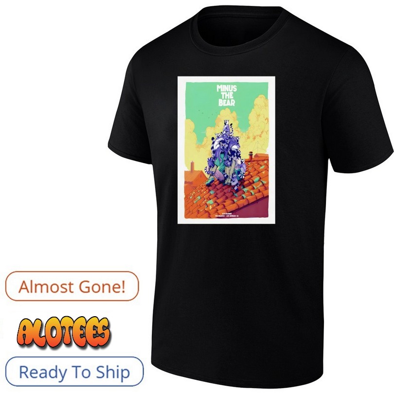 Minus The Bear Tour The Belasco Los Angeles 2025 Poster Shirt