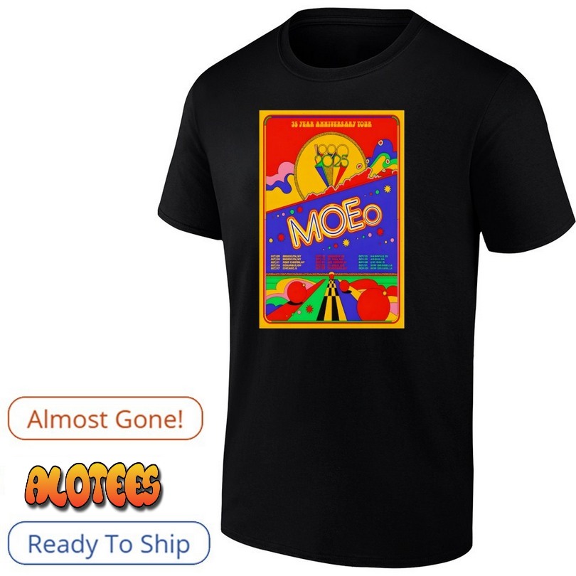 Moe 35th Year Anniversary Tour 2025 Poster Shirt