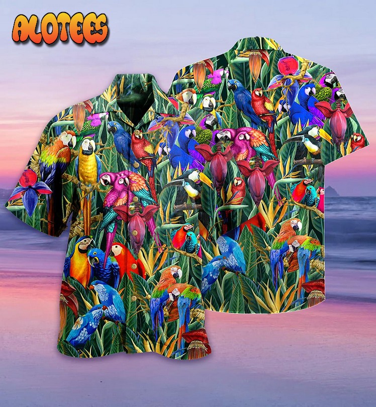 Parrot Amazing Tropical Hawaiian Shirt
