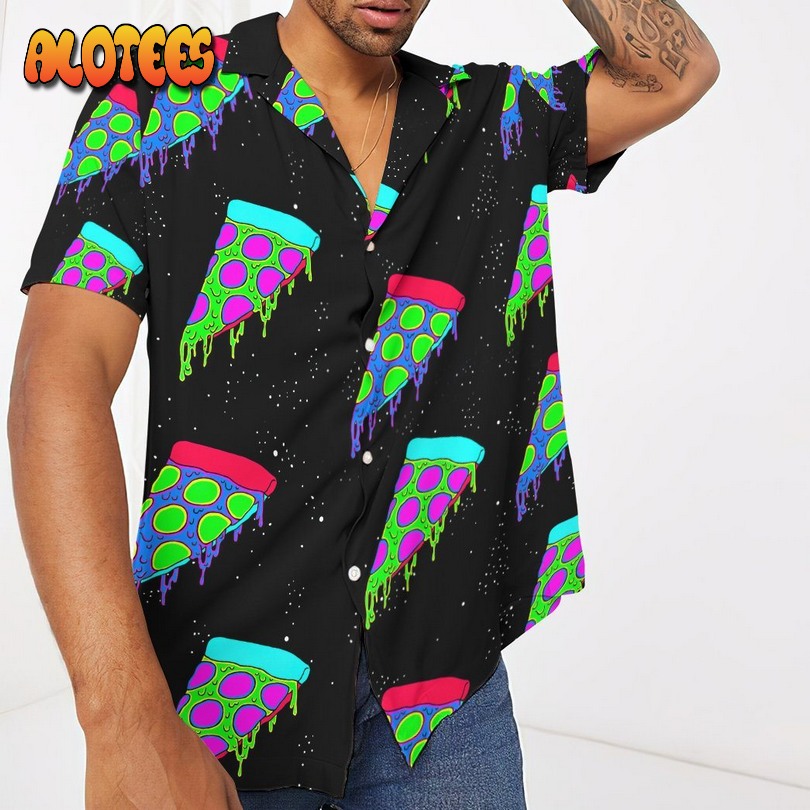 Pizza Party In Space Hawaiian Shirt