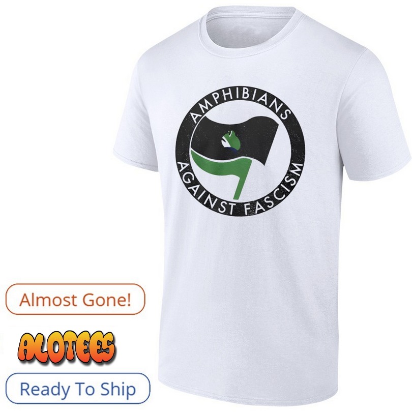 Portland Frogs Amphibians Against Fascism Antifa shirt