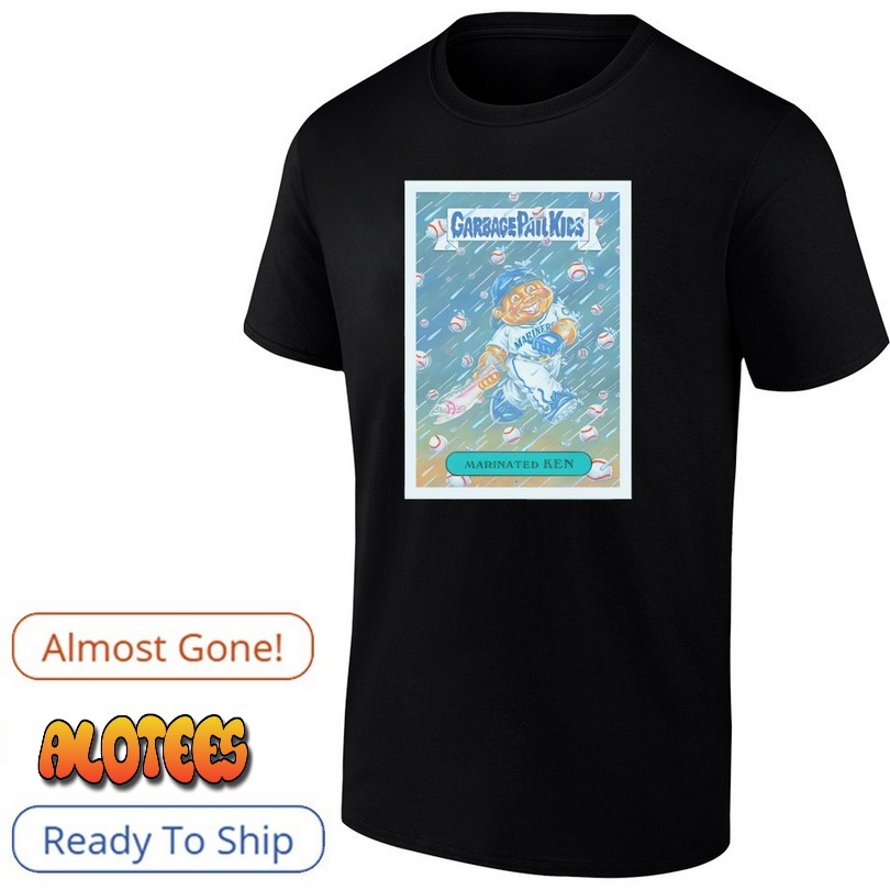 Seattle Mariners Garbage Pail Kids Mariners Marinated Ken Baseball Shirt