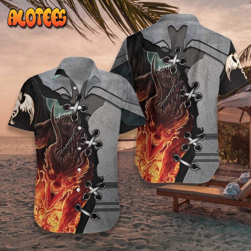 Tattoo And Dungeon Dragon Hawaiian Shirt