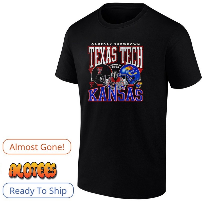 Texas Tech Red Raiders Vs Kansas Jayhawks Football 2025 Shirt
