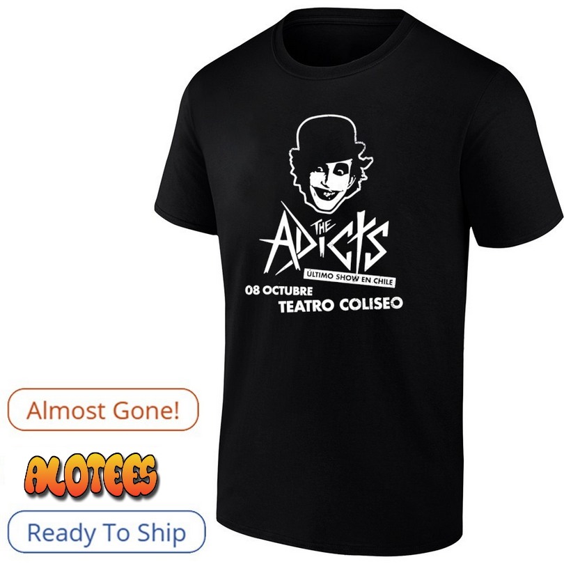 The Adicts Teatro Coliseo Oct 8 2025 Black Shirt