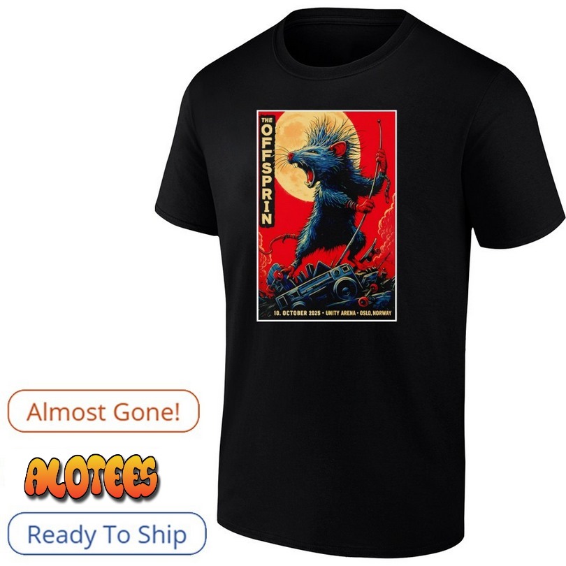 The Offspring Oslo Norway October 10 2025 Poster Shirt