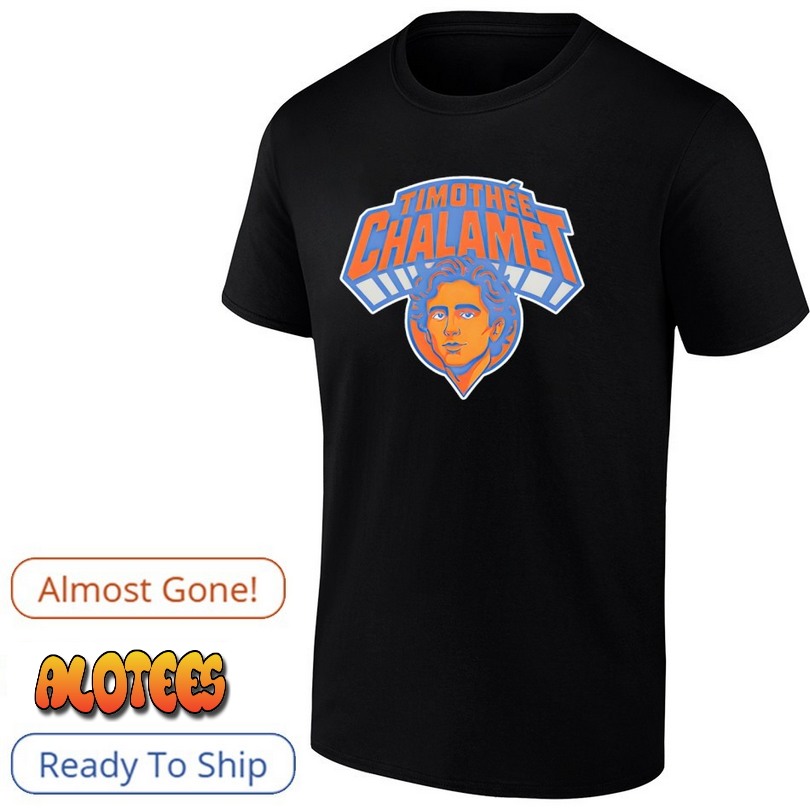 Timothée Chalamet New York Knicks Baseball NBA Logo Shirt