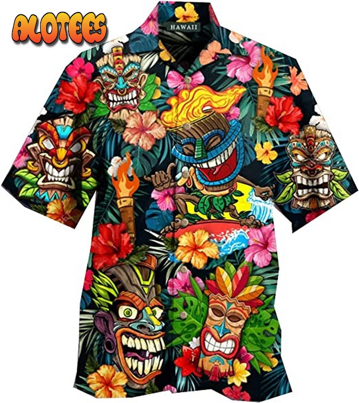 Tropical Tiki Hawaiian Shirt