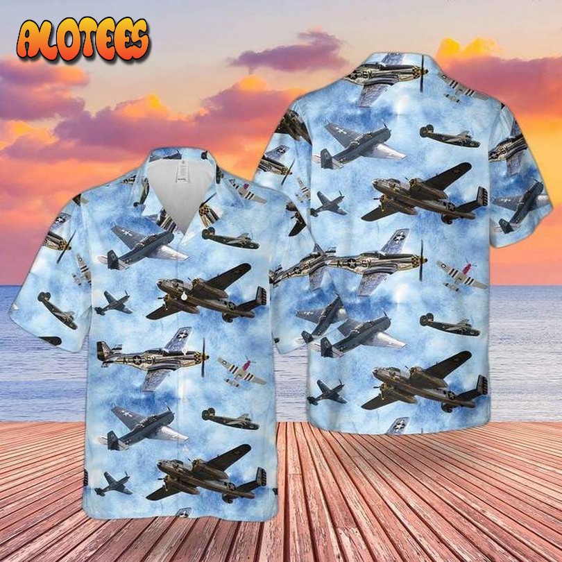 US Air Force Montana Hawaiian Shirt