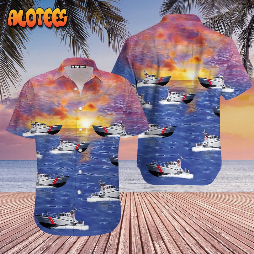 US Coast Guard Motor Life Boat Hawaiian Shirt