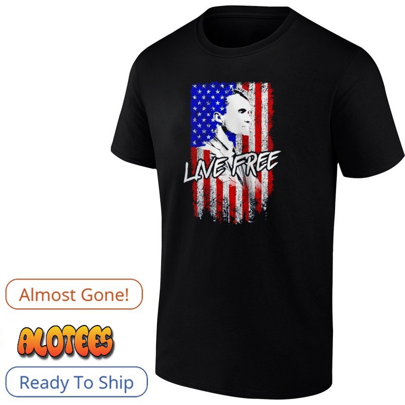 Valuetainmen Charlie Kirk’s Live Free Flag Vintage Shirt