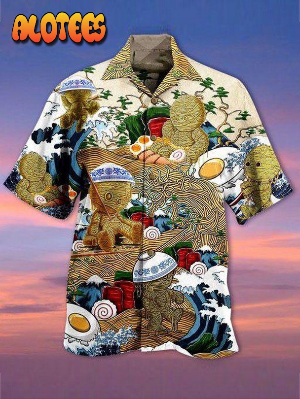 Vintage Noodle Aloha Hawaiian Shirt