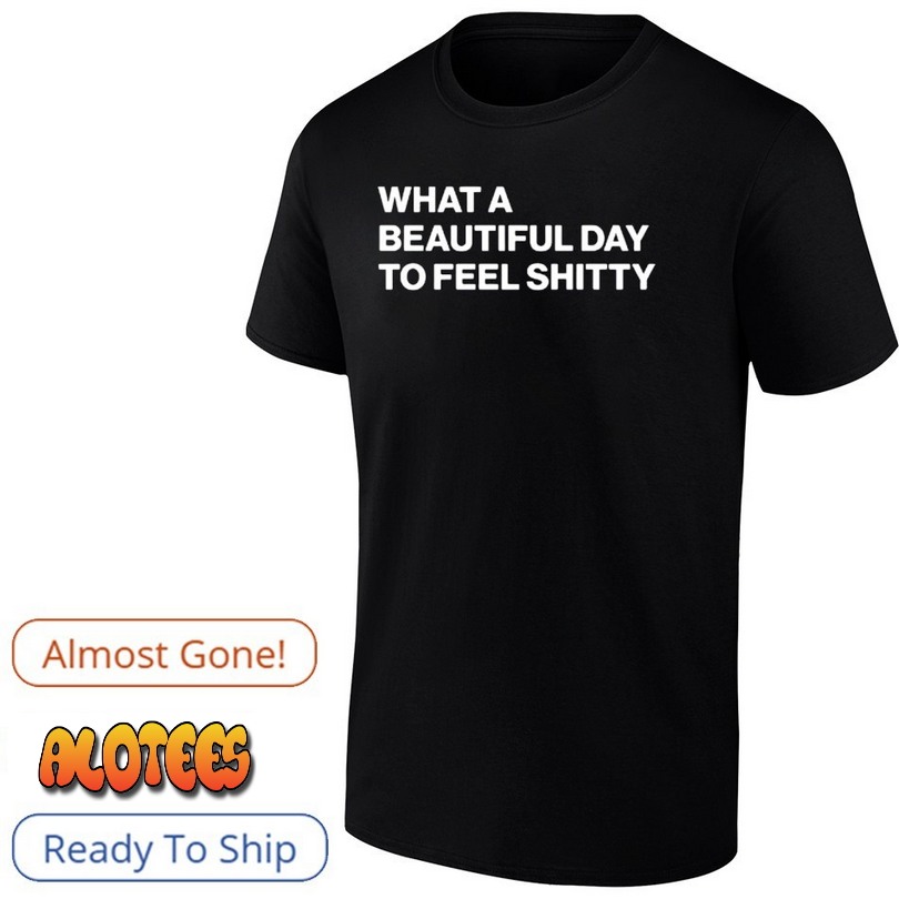 What A Beautiful Day To Feel Shitty Shirt