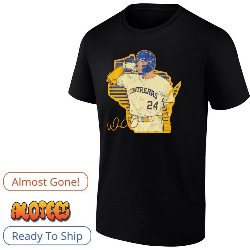 William Contreras Milwaukee Brewers NFl Football Signature Shirt